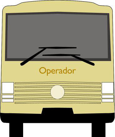 Autobús: parte delantera