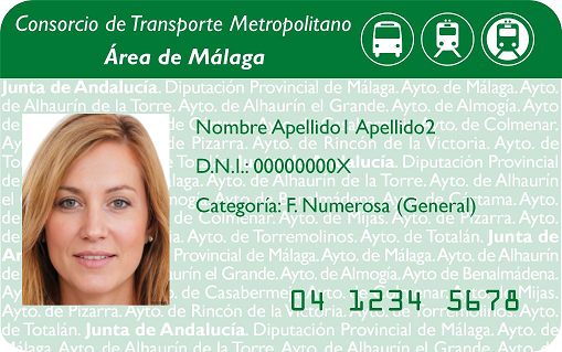 Tarjeta para familias numerosas