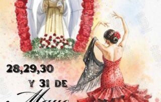 Cartel anunciador de la Feria de Totalán, del 28 al 31 de mayo