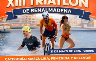 El XIII Triatlón Benalmádena podrá afectar a varias rutas de autobús del Consorcio el domingo 31 de mayo