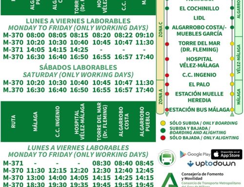 Nuevos servicios de Algarrobo en el marco tarifario del Consorcio