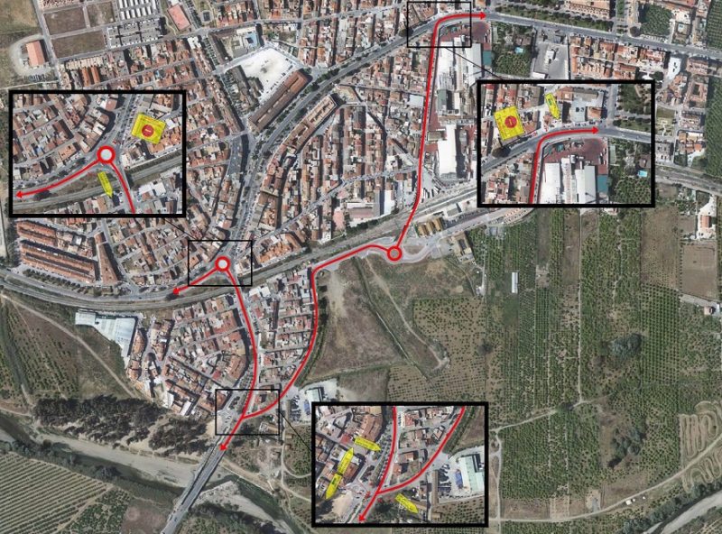 Modifications in several Consortium bus routes for works in Cártama