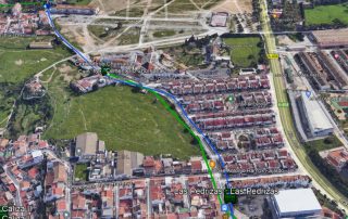 Se suspenden por obras las paradas de transporte "Cementerio Churriana" y "Las Pedrizas" de la línea M-123