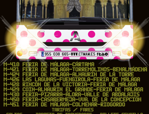 Servicios especiales Feria de Málaga 2026 del 15 al 22 de agosto