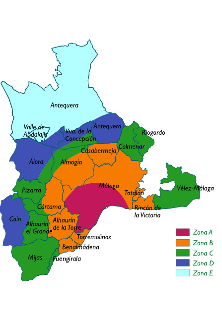 Mapa de zonificación